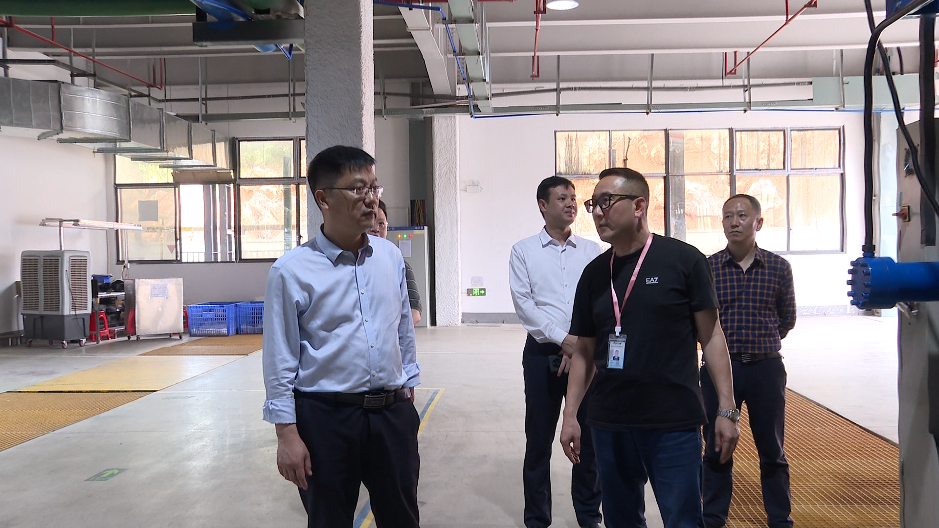 陈小平在祁阳高新区调研"五一"期间不停工不停产和安全生产工作 - 行